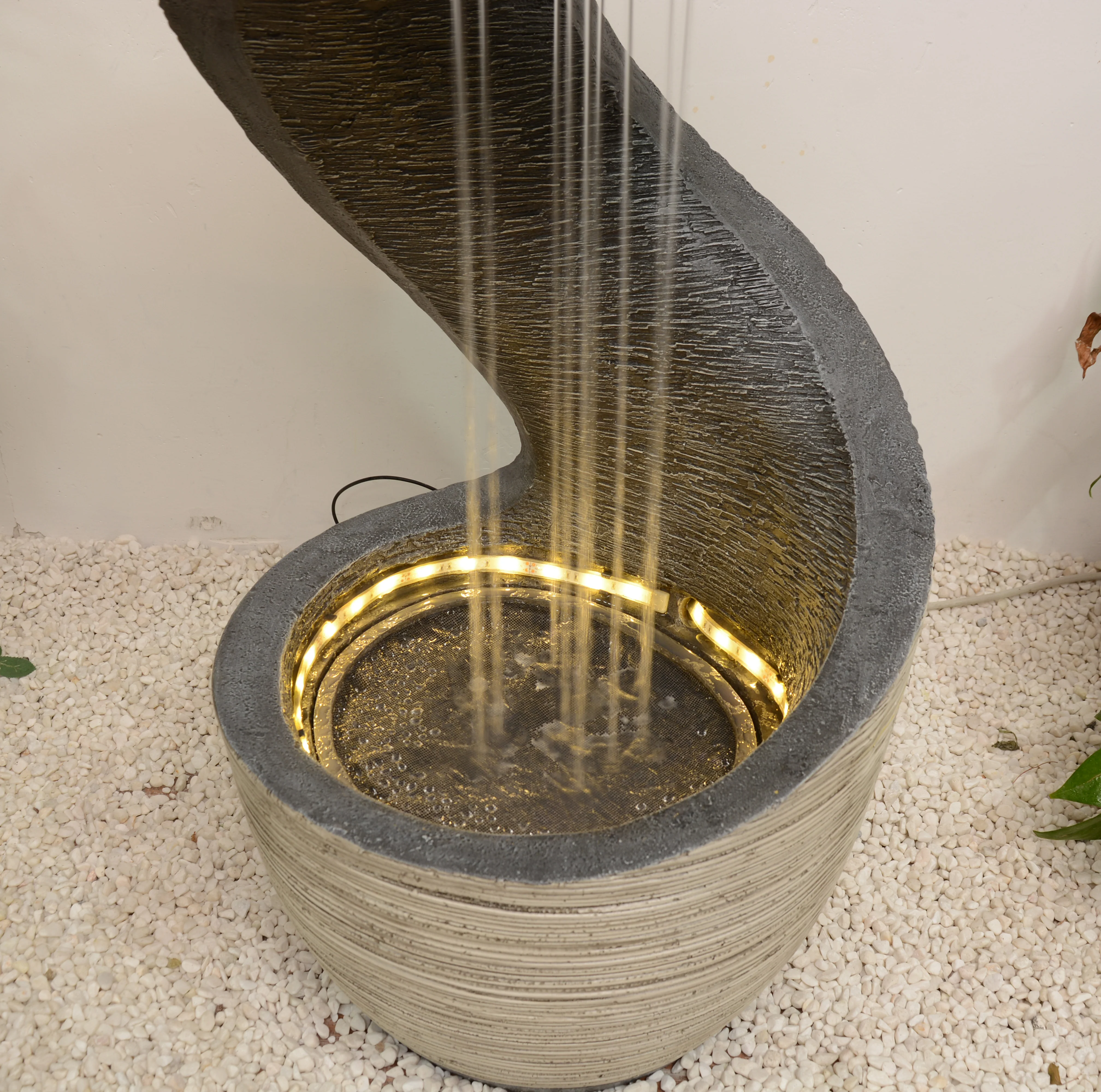 Allegria Abstract Rain Water Feature - Image 3