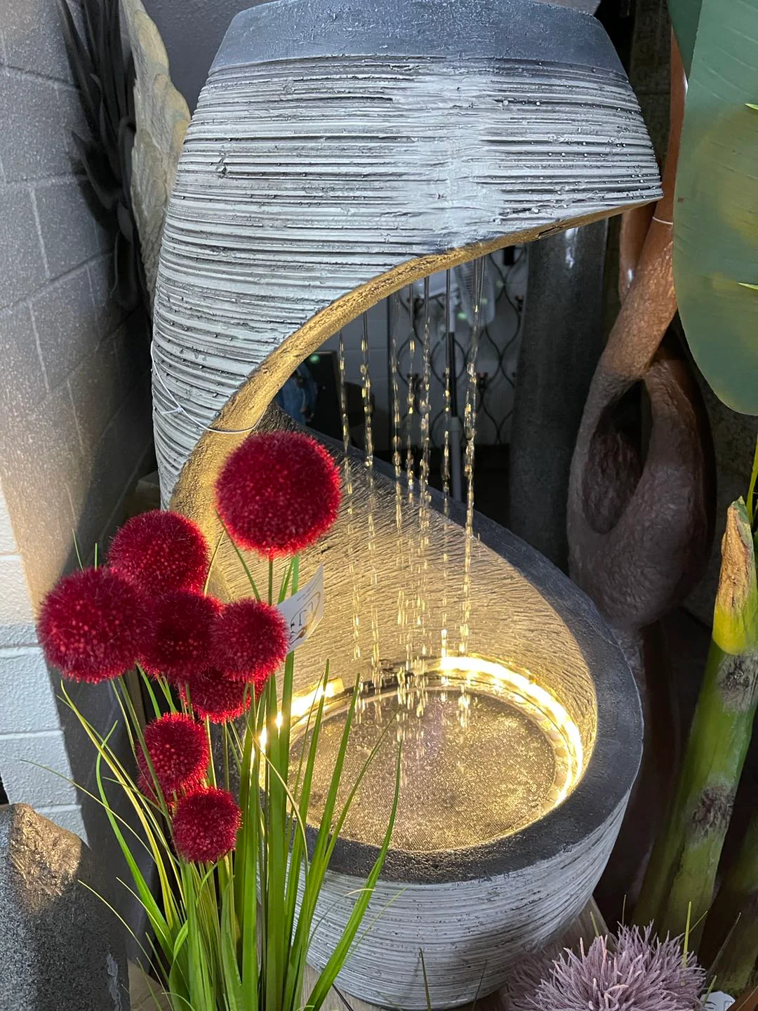 Allegria Abstract Rain Water Feature - Image 4