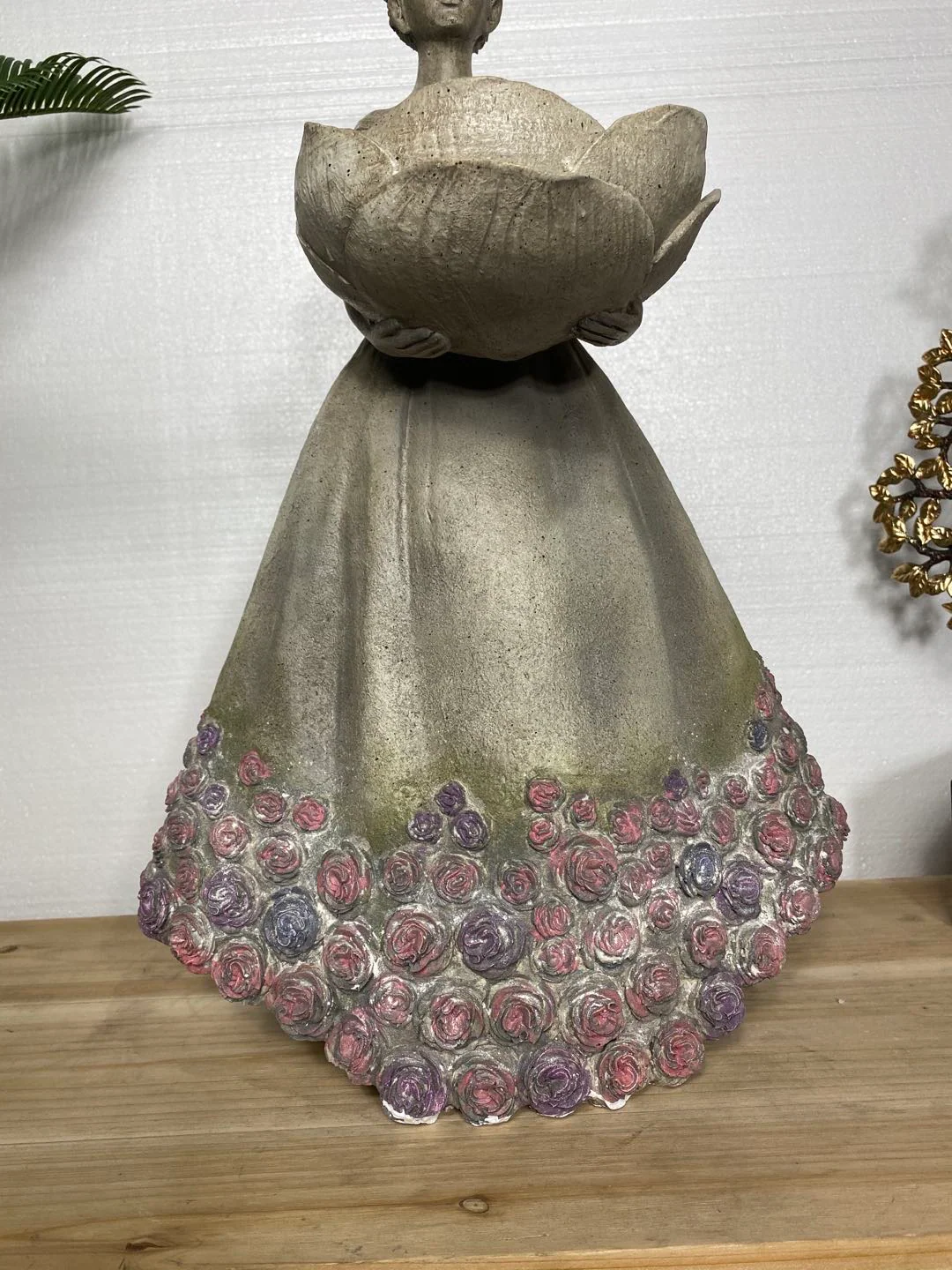 Mystique Lady with Bird Feeder - Candle Holder - Image 11