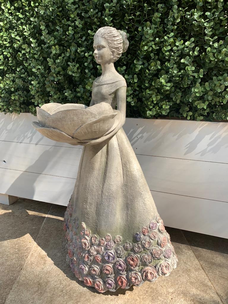 Mystique Lady with Bird Feeder - Candle Holder - Image 7