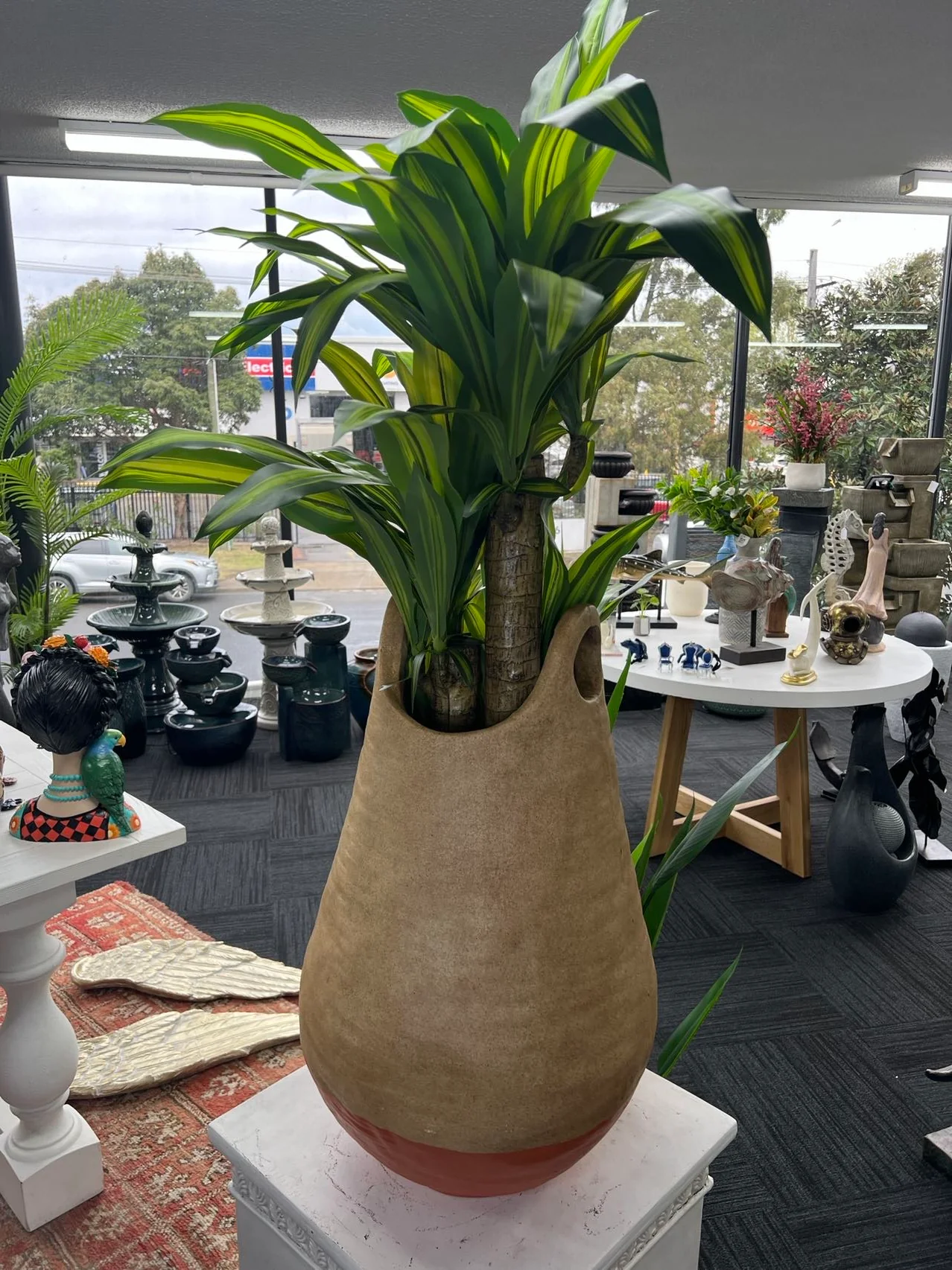 Bedouin Basket Planter Outdoor Stone Designer Series Sept 2022 - Image 4