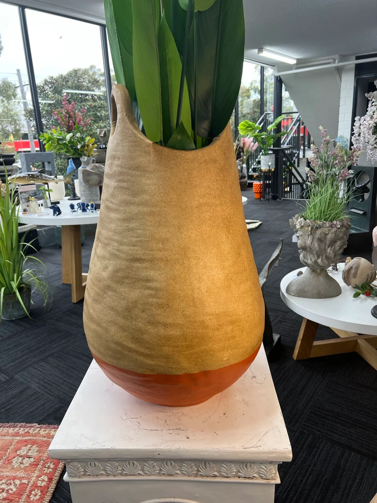 Bedouin Basket Planter Outdoor Stone Designer Series Sept 2022 - Image 9