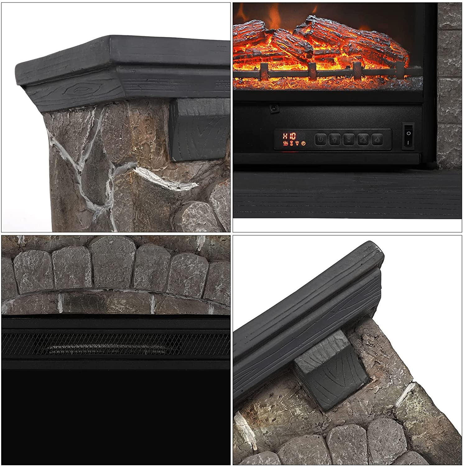 DAVOS Designer Electric Fireplace NEW Selling Fast Ships Same Day - Image 5