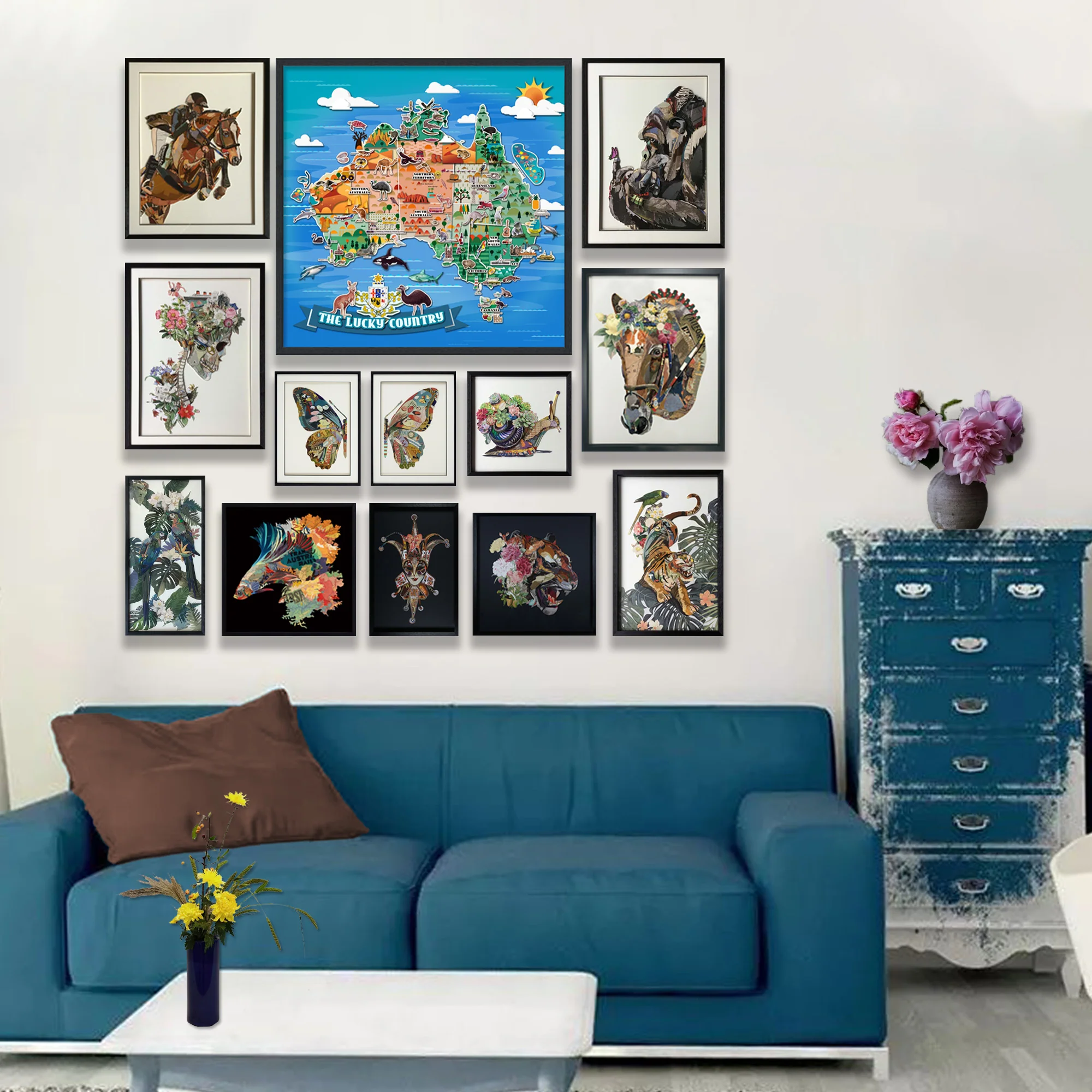 Australian Map Designer Collage - Image 4