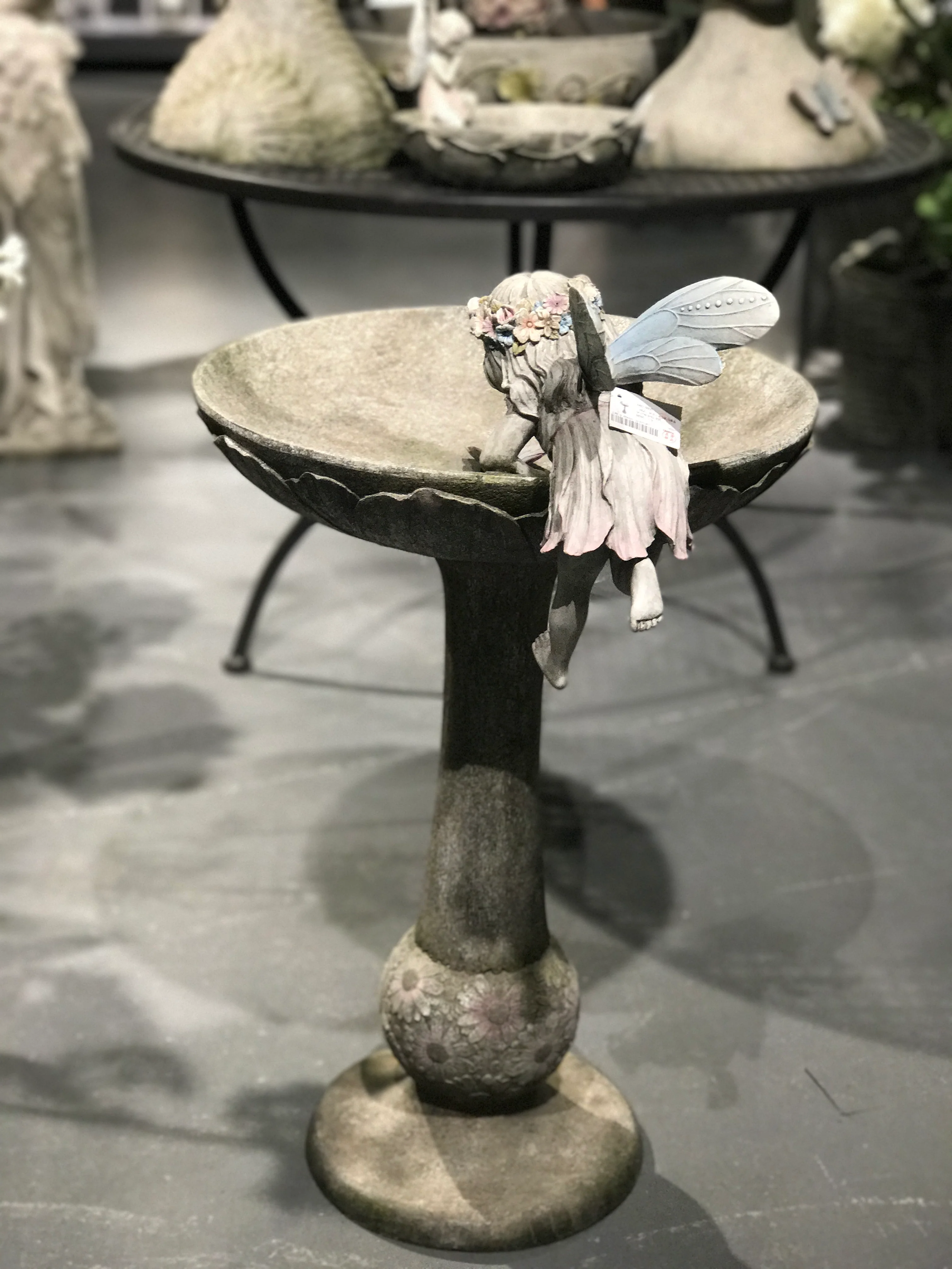 HADA Bird Bath Fairy with Butterfly - Image 5