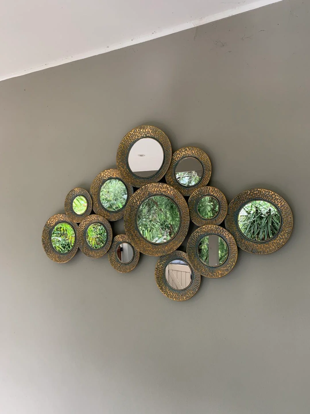 Mimosa Mirror Metal Wall Art - Image 4