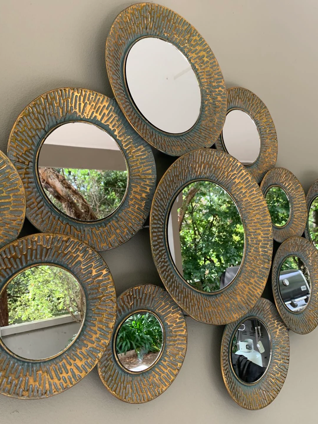 Mimosa Mirror Metal Wall Art - Image 6