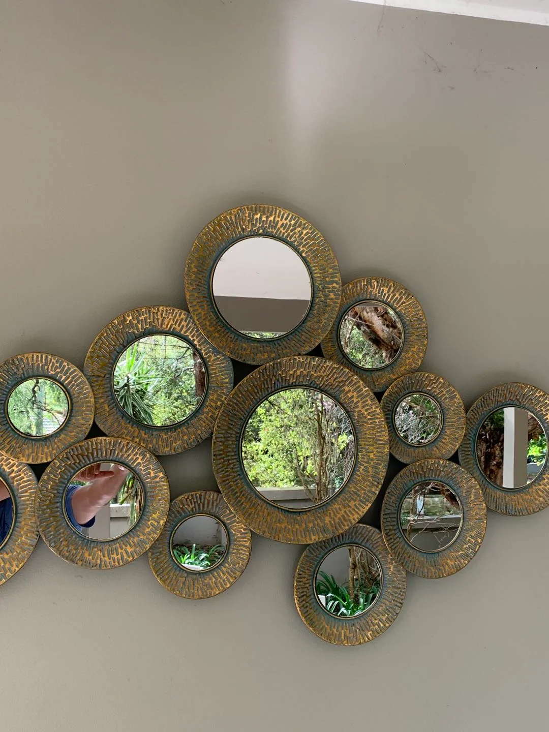 Mimosa Mirror Metal Wall Art - Image 8