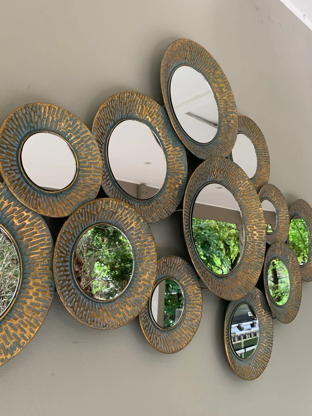 Mimosa Mirror Metal Wall Art - Image 9