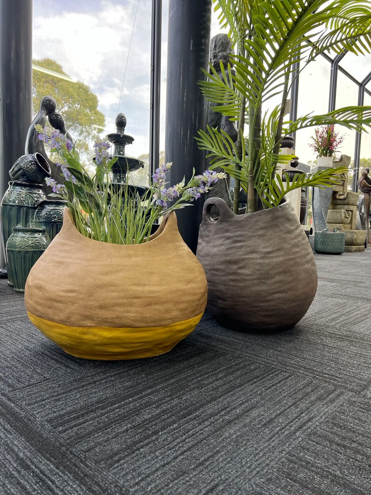 Nomad Basket Planter Outdoor Stone Designer Series Sept 2022 - Image 3