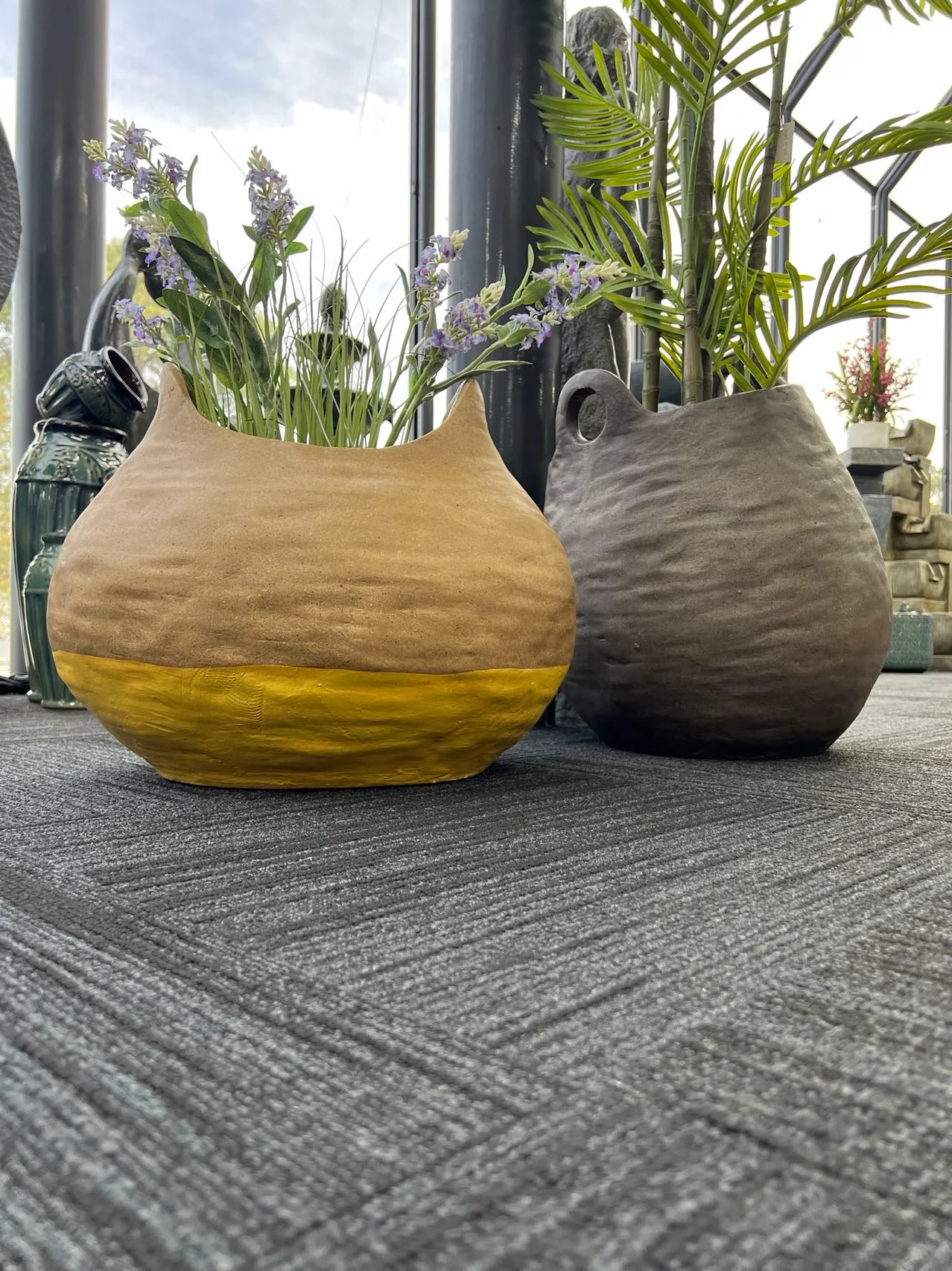 Nomad Basket Planter Outdoor Stone Designer Series Sept 2022 - Image 4