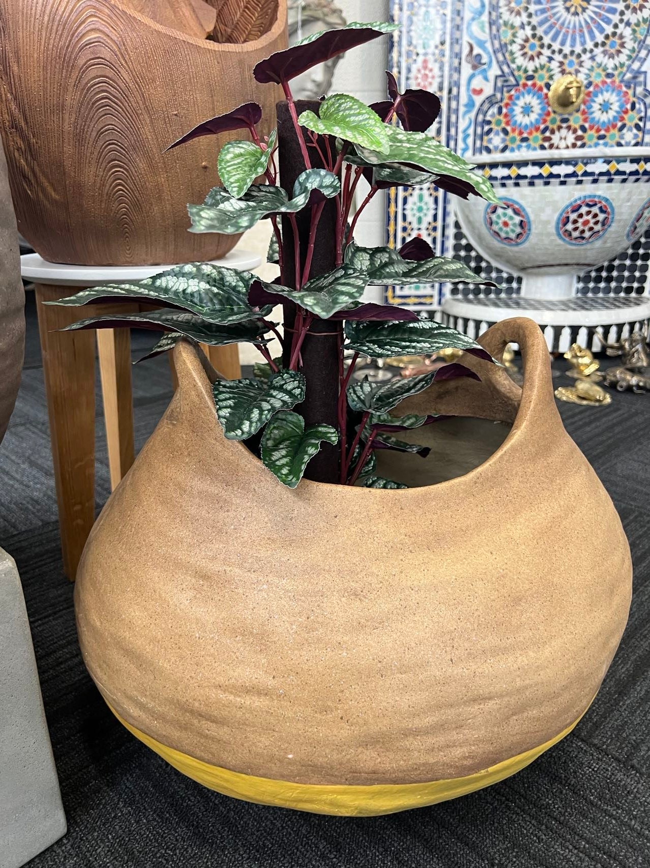 Nomad Basket Planter Outdoor Stone Designer Series Sept 2022 - Image 9