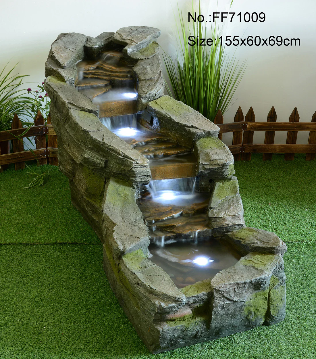 Riviera Cascading River Fountain - Image 5