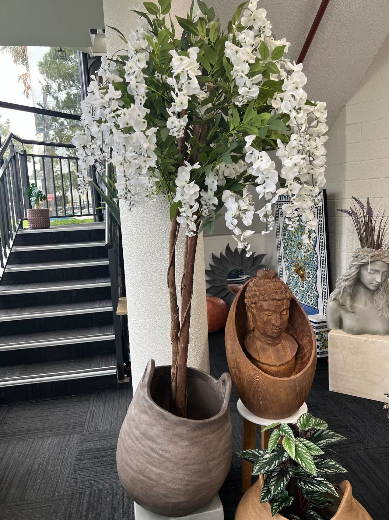 Sahara Basket Planter Outdoor Stone Designer Series Sept 2022 - Image 9