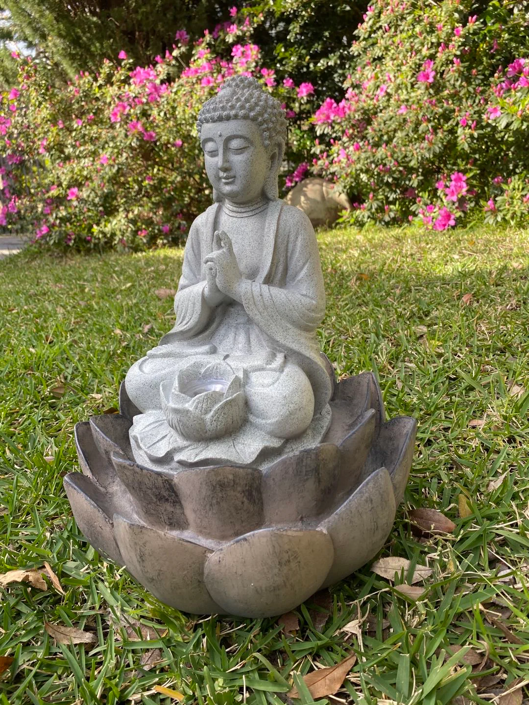 Serenity Stone Buddha Water Feature - Image 7